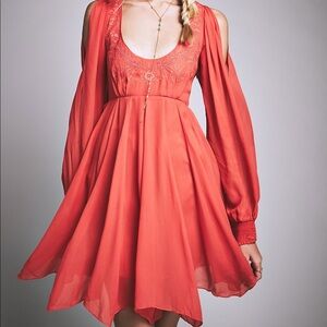 NWT: Free People ‘Tatiana’ Beaded Swing Dress